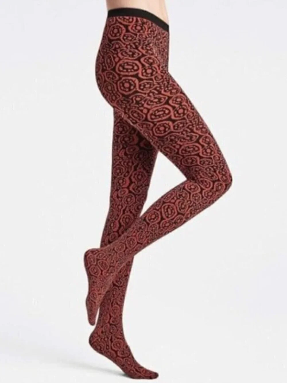 Wolford Red Poison Dart Opaque Tights Pantyhose - XS, BNIP